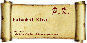 Polonkai Kira névjegykártya
